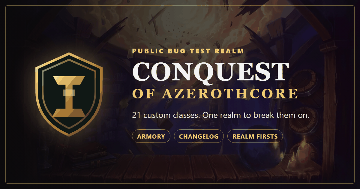 A Helpful Insect Conquest of AzerothCore — Public Bug Test
